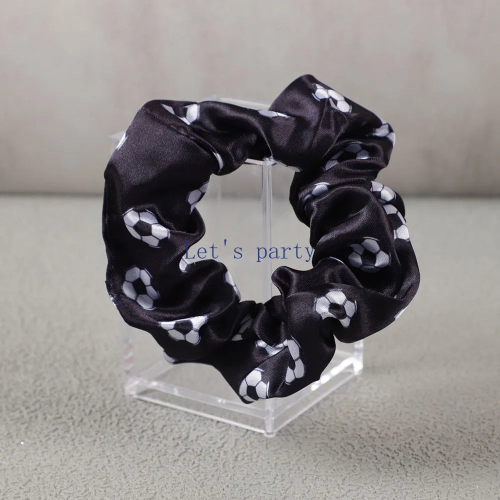 Football Satin Hair Band