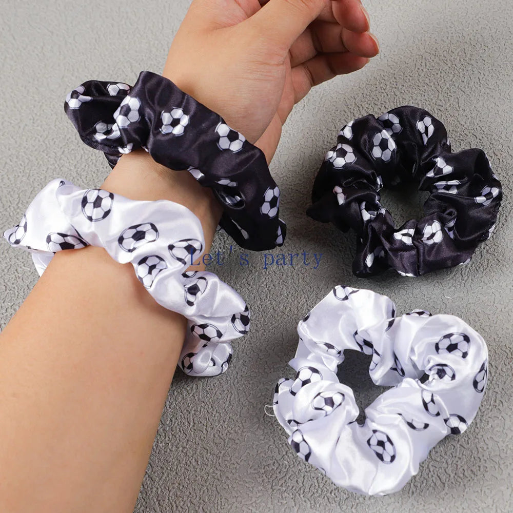 Football Satin Hair Band