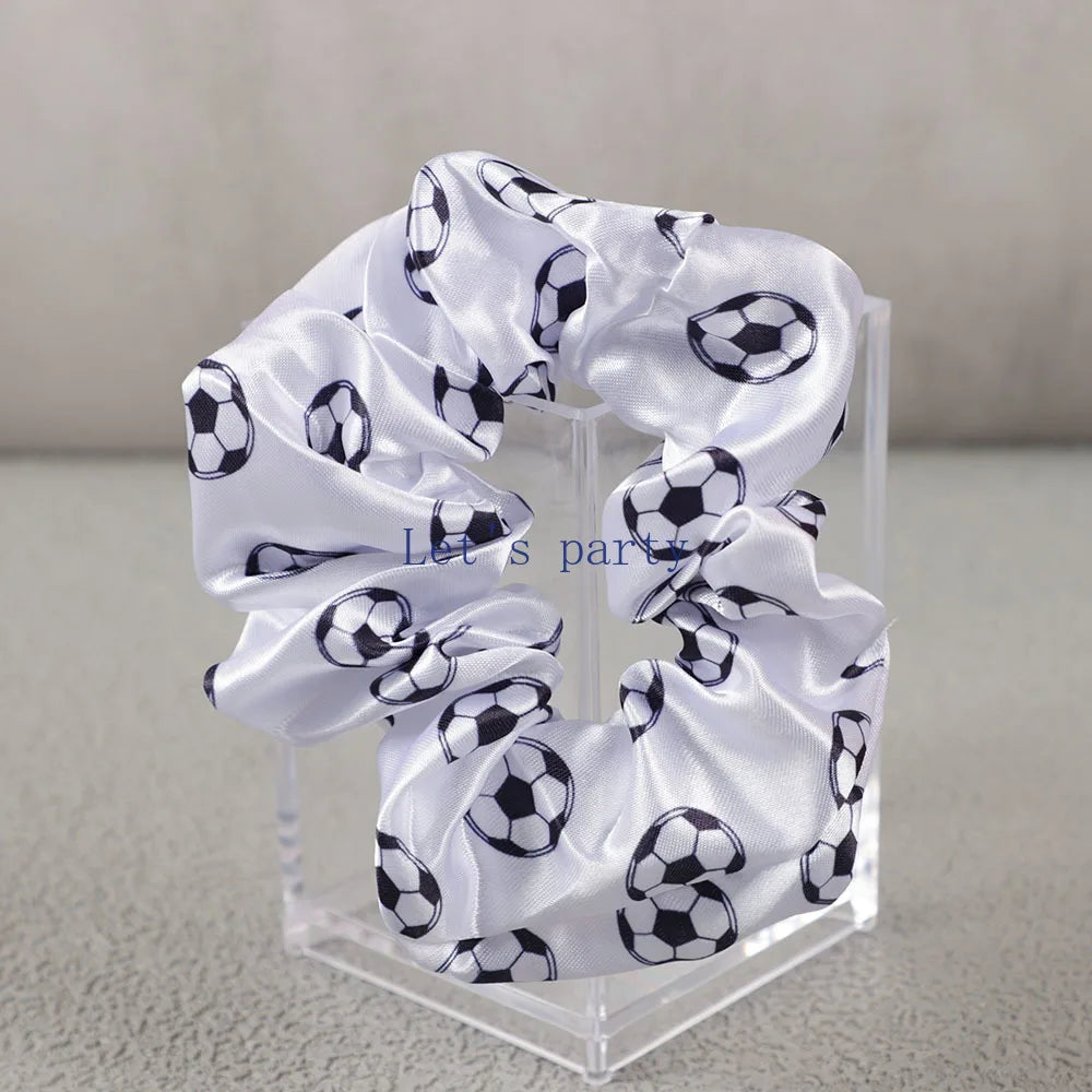 Football Satin Hair Band