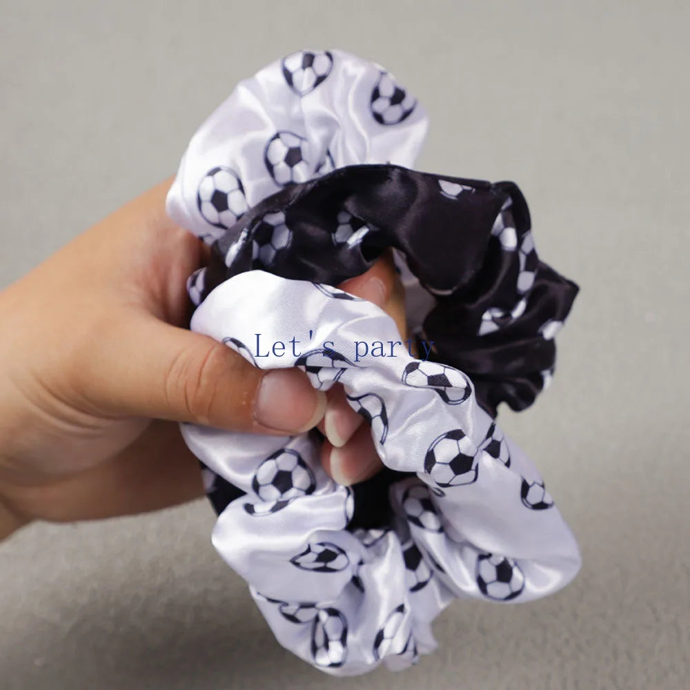 Football Satin Hair Band